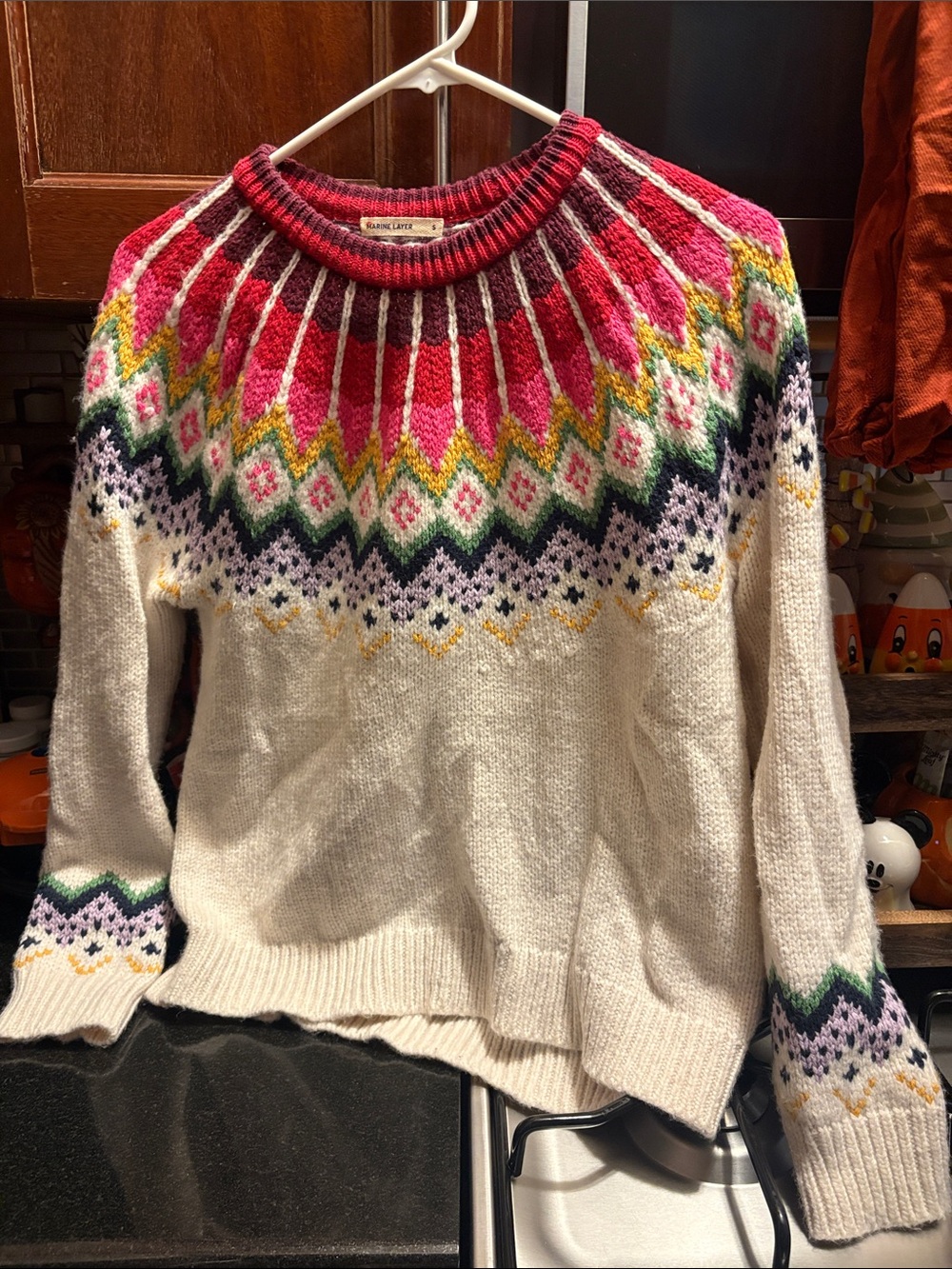 Marine layer fair isle sweater